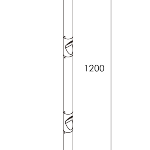 BOLLARD20QUILA20120CM20B.png BOLLARD QUILA TRIPLE 6W IP65 27K NEGRO