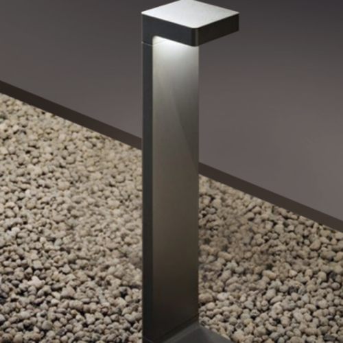 BOLLARD LLARETA 6W IP65 27K NEGRO
