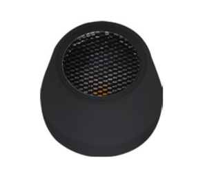 LUMINARIA DE PISO PATAGUA IP65 27K NEGRO Φ80×61MM