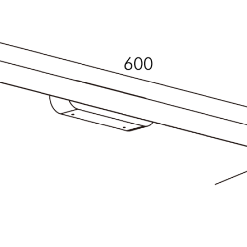 APLIQUE INTERIOR ALICE DIM 15W 30K BLANCO Φ30×600MM