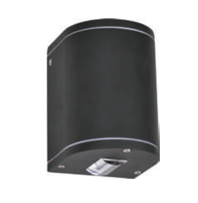 APLIQUE EXTERIOR MUTISIA BIDIRECCIONAL IP65 27K NEGRO 2×3W