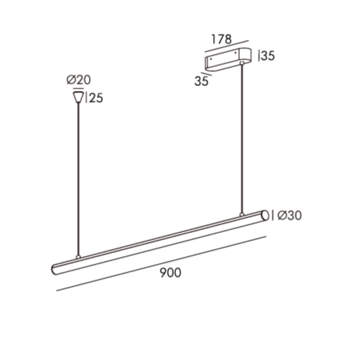 Captura20de20pantalla202025-03-3120214545.png LUMINARIA COLGANTE ALICE 20W 30K NEGRO Φ30×900MM