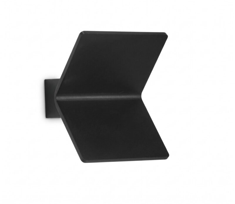 APLIQUE EXTERIOR SUBULATA BIDIRECCIONAL IP65 27K NEGRO 2×3W