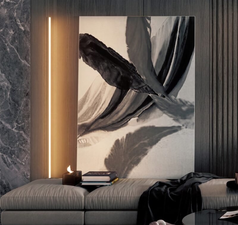 LUMINARIA DE PIE ROSA FLOOR LAMP DIM 18W 30K NEGRO
