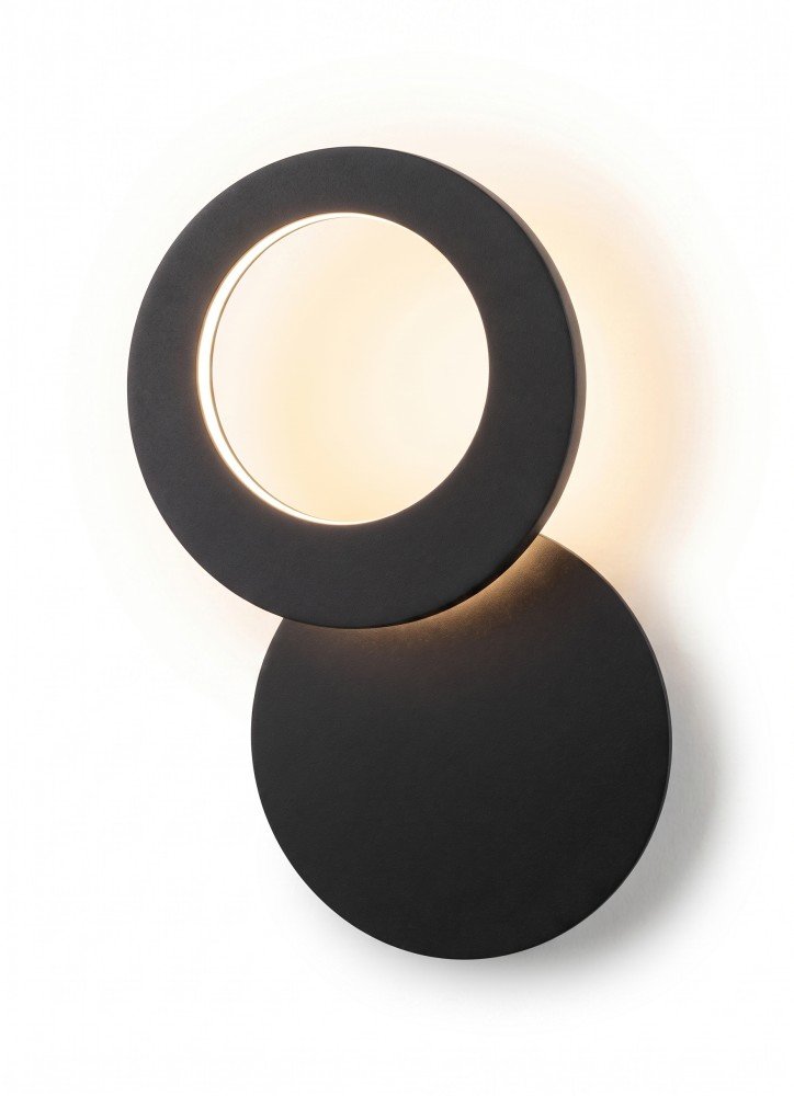 APLIQUE INTERIOR EVE MOVIL 5W 30K NEGRO