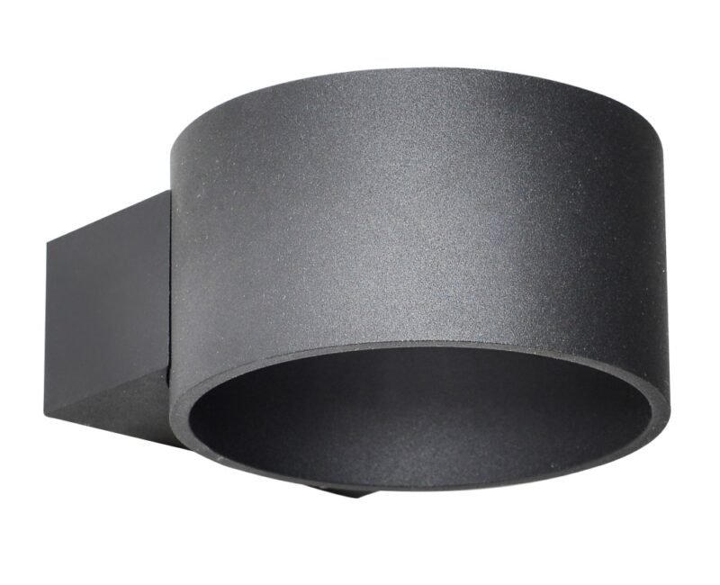 APLIQUE EXTERIOR MELI 3W IP54 27K NEGRO