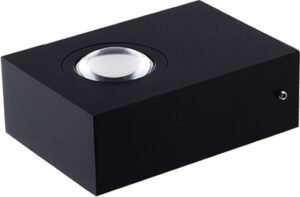 OL7258.jpg APLIQUE EXTERIOR GRACILE BIDIRECCIONAL IP65 27K NEGRO 2×1W