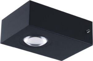 OL7259.jpg APLIQUE EXTERIOR GRACILE UNIDIRECCIONAL 3W IP65 27K NEGRO