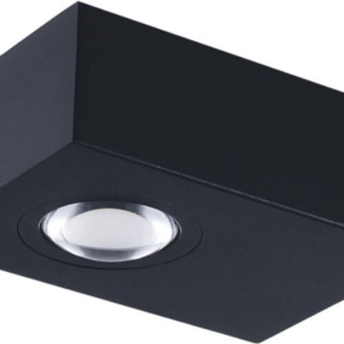 APLIQUE EXTERIOR GRACILE UNIDIRECCIONAL 3W IP65 30K NEGRO