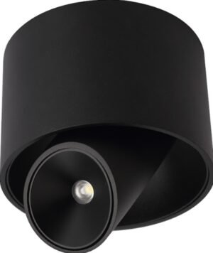 DOWNLIGHT SUN ORIENTABLE SOBREPUESTO 7W 30K NEGRO