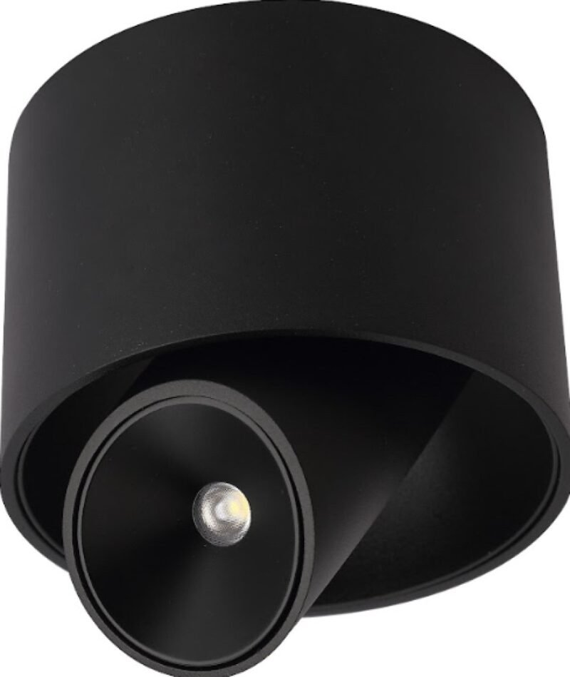 DOWNLIGHT SUN ORIENTABLE SOBREPUESTO 7W 30K NEGRO